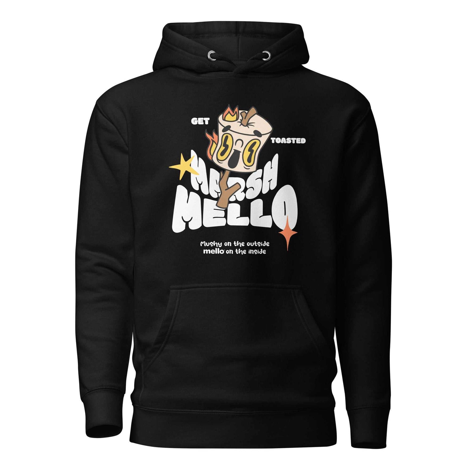 Stoner Hoodie – Marsh Mello Hoodie Get Toasted Design